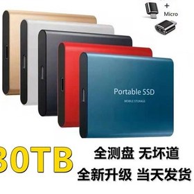 Resim Hombey Mavi 8tb Usb3.0 Taşınabilir Ssd - Yüksek Hızlı Dış Sabit Disk, Dayanıklı Malzeme, Çalışma Ve Yaşam İçin Pratik Depolama 