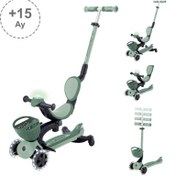 Resim Globber Go Up Baby 360 Işıklı Scooter - Zeytin Yeşili 