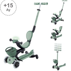 Resim Globber Go Up Baby 360 Işıklı Scooter - Zeytin Yeşili 