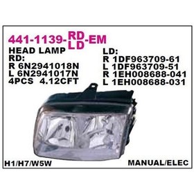 Resim Depo-441-1139r-ld-em - On Far Sag Elektrıklı Volkswagen Polo Iı 