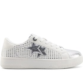 Resim Nine West SAMSTAR 5FX Gümüş Kadın Sneaker 