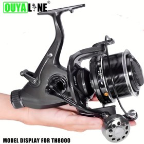 Resim OUYALINE 1 adet 4000-10000 Döner Balıkçılık Makinesi, 10-25kg Güçlü Çift Sürükleme, 7+1BB, Carp Balıkçılık Takımı 