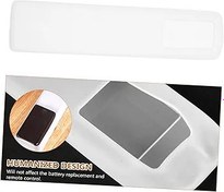 Resim Hemobllo Silicone Tv Cover Su Geçirmez Ve Şeffaf Ergonomik Tasarım Ile Tv Kumandanızı Koruyun Kolay Kullanım İçin Uygun Büyüklüğünde 