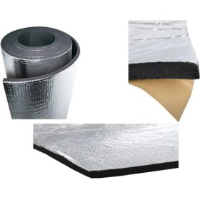 Resim Alüminyum Folyolu Kendinden Yapışkanlı Oto Ses ve Isı Yalıtım Malzemesi 100X100 6mm 