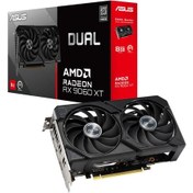 Resim Asus Dual-rx9060xt-8g, 8gb, 128bit, Gddr6, 1xhdmı, 2xdp, Gamıng Ekran Kartı 