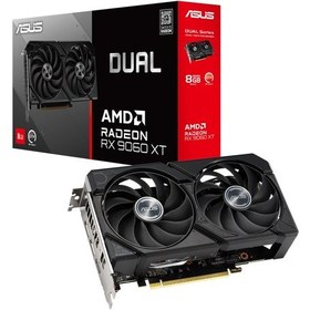 Resim Asus Dual-rx9060xt-8g, 8gb, 128bit, Gddr6, 1xhdmı, 2xdp, Gamıng Ekran Kartı 