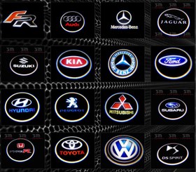 Resim Araç Kapı Altı Logo Led Işık (2 adet) - Land Rover 