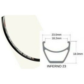 Resim Sunringle Jant Çemberi Inferno 23 26" Disk 32D 