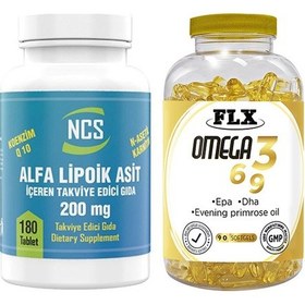 Resim Ncs L-Carnitine Q10coenzyme 180 Tablet & Flx Omega 3-6-9 90 Tab 