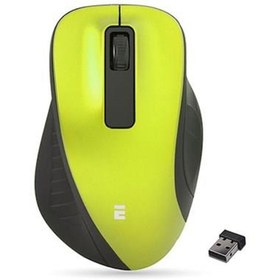 Resim EVEREST SM-360 Usb Yeşil 3D Optik Süper Sessiz Alkalin Pil Kablosuz Mouse 