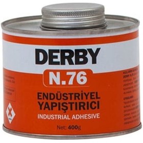Resim Derby Teneke Yapıştırıcı N.76 Kırmızı 400gr 