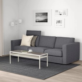 Resim IKEA Gri Ferah Kanepe - 3'lü Kanepe 