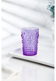 Resim Akrilik Mor Kısa Bardak & Su Meşrubat Kahve Yanı Bardağı 400 Ml Cam Değildir Mor 
