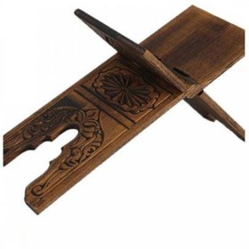 Resim CAMİMARKET Ahşap Rahle Oymalı Rahle - Orta - 55cm 