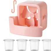 Resim Gateesat Pembe 6lı Taşınabilir Fan Aksesuar Seti Hızlı Soğutma Elektriksiz Buz Tüpü 