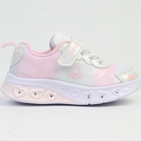 Resim Benetton İthal Gri Pudra Işıklı Çocuk Spor Ayakkabı Bnı-10127 001 