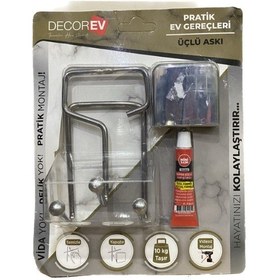 Resim 3 LÜ YAPIŞKANLI KRIOM ASKI Krom 