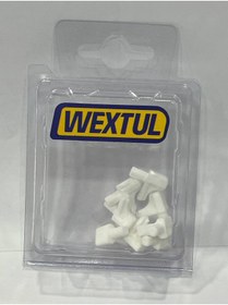 Resim WEXTUL Raf Pimi Plastik Başlı Cam Tutucu Mobilya Dolap Pimi (25 Adet) 