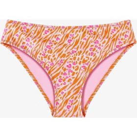 Resim Penti Pembe Genç Kız Safari Halter Bikini Takımı 