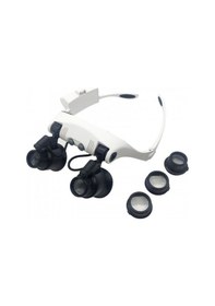 Resim Büro Ev Ofis İçin 25x Büyütür 4lens Büyüteç Gözlük Tip Saatçi Kuyumcu Büyüteci 