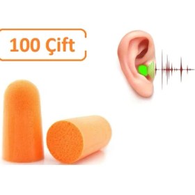 Resim Kafenn KF11 Kulak Tıkacı Yıkanabilir 100 Çift 