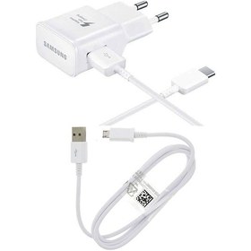 Resim Samsung TA20 Micro Type-C 15W Hızlı Şarj Aleti 