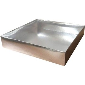 Resim Asetat Kapaklı Karton Kutu Havlu Kutusu 25X25X5 Cm 10 Adet Güm 