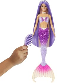 Resim Barbie Renk Değiştiren Deniz Kızı ve Aksesuarları HRP97 