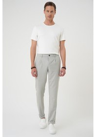 Resim Efor Comfort Fit Beli Lastikli Pileli Gri Jogger Pantolon P 1182 Gri 