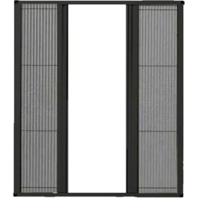 Resim Akpen Akordiyon Double Pileli Pencere Sineklik Antrasit MAX.150 X 150 cm ye kadar İSTEDİĞİNİZ ÖLÇÜYÜ VEREBİLİRSİNİZ 