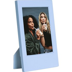 Resim Fujifilm Instax Mini Film Uyumlu Klasik Mavi Fotoğraf Çerçevesi 