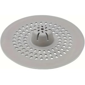 Resim Chuangyinshop Gri 1 Adet Silikon Pislik Tutucu Duş Ve Lavabo İçin Delikli Yuvarlak Tasarım 