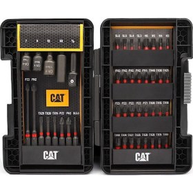 Resim CAT DA01902 Manganez Fosfat Alaşımlı Vidalama Uç Seti 45 Parça 