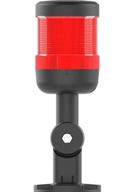 Resim Mesan Ø66 1 Kat Modüler Işıklı Kolon Multi Led Devrilme Aparatlı Kırmızı 24vac/dc Ms 82610.1.24vac/dc 