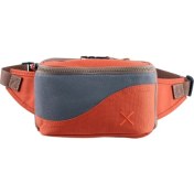 Resim Turuncu Antrasit Kanvas Unisex Göğüs ve Bel Çantası 