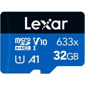 Resim Lexar 32GB microSDHC UHS-I 633X 95mb/sn (C10) U1 Hafıza Kartı 