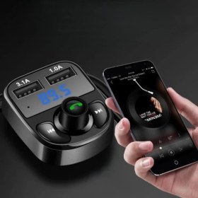 Resim Ttt Qc 3.1A USB &amp; Pd /tf Fm Transmitter 