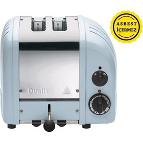 Resim Dualit 27036 Classic 2 Hazneli Ekmek Kızartma Buzul Mavi 