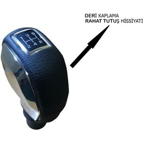 Resim Peugeot 308 Deri Kaplama Krom Spor Vites Topuzu Ve Körügü 537339773 
