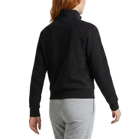 Resim Sportive Kaia Full-Zip Kadın Siyah Günlük Stil Eşofman Üstü 26YK0001-SYH 