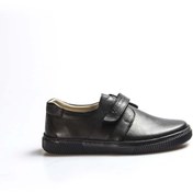 Resim Fast Step Unisex Hakiki Deri Bantlı Cırtlı Ortopedik Casual Günlük Çocuk Okul Ayakkabı Siyah 770fa912 