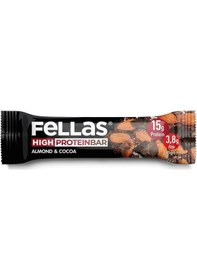 Resim Fellas Yüksek Protein Bar - Bademli Ve Kakaolu 45g 3 Adet 