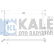 Resim KALE 389000 Klima Radyatoru Brazing (Opel: Vectra C Signum--Croma 1.6I-18I 02- ) 1850076 (WF837571) 