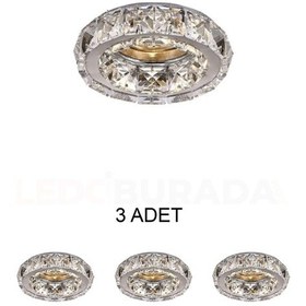 Resim Cata Ct-6584 Berfin Cam Spot Kasası - 3 Lü Paket 