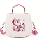 Resim Sanrio Hello Kitty Ayarlanabilir Omuz Askılı ve Telefon Cebi Olan Suni Deri Çapraz Vücut Çantası - Sevimli Pembe Fiocco & Çiçekli Tasarım, Günlük Kullanım için Çoklu Renkler, Doğum Günleri, Düğünler İçin Mükemmel Hediye, Eğlenceli Aksesuar, Şık Siluet 