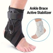 Resim 1 adet Ayak Bileği Destekli, Ayarlanabilir Nefes Alabilir Ayak Kılıfı, Tırmanma Fitness Egzersizi için İnversiyon Desteği, Kompresyon Ayak Bileği Destekli - Basketbol - Spor için İyi Bir Seçim 