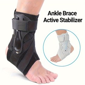 Resim 1 adet Ayak Bileği Destekli, Ayarlanabilir Nefes Alabilir Ayak Kılıfı, Tırmanma Fitness Egzersizi için İnversiyon Desteği, Kompresyon Ayak Bileği Destekli - Basketbol - Spor için İyi Bir Seçim 