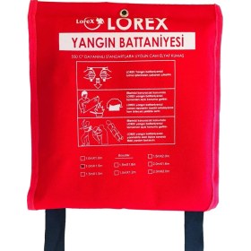 Resim Mabeyn 3mk LR-FB1015C Yangın Battaniyesi - 100CM x 150CM 