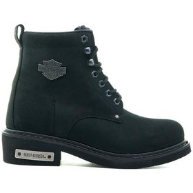 Resim Harley Davidson Unısex Hakiki Deri Günlük Bot 40-48 22k Gıbson M Siyah Nubuk Siyah Nubuk 