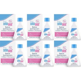 Resim Sebamed Bebek Şampuanı 250ml 6 Lı Set Tüm Saçlar 